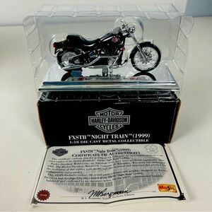 FXSTB NIGHT TRAIN (1999) 1:18 DIE CAST METAL COLLECTIBLE